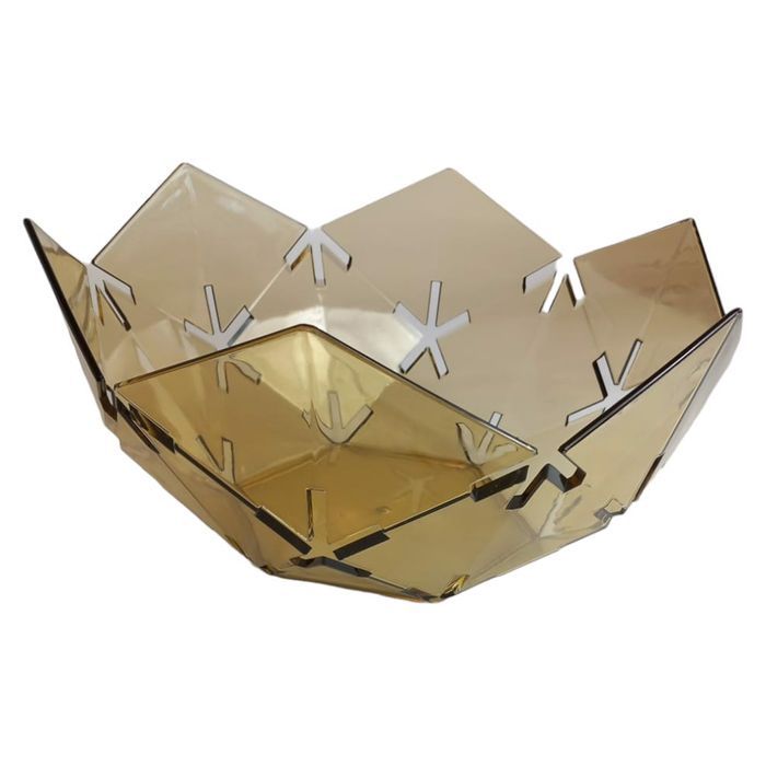 miska na owoce warzywa geometryczna - żółta