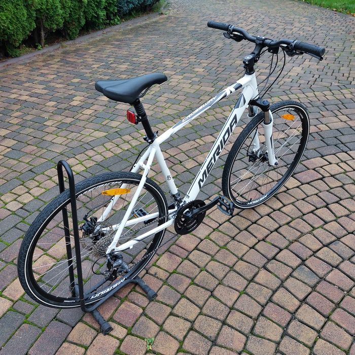 Jak Nowy Rower Merida Crossway 40 r. L 52cm Shimano Altus 3x9 Biały