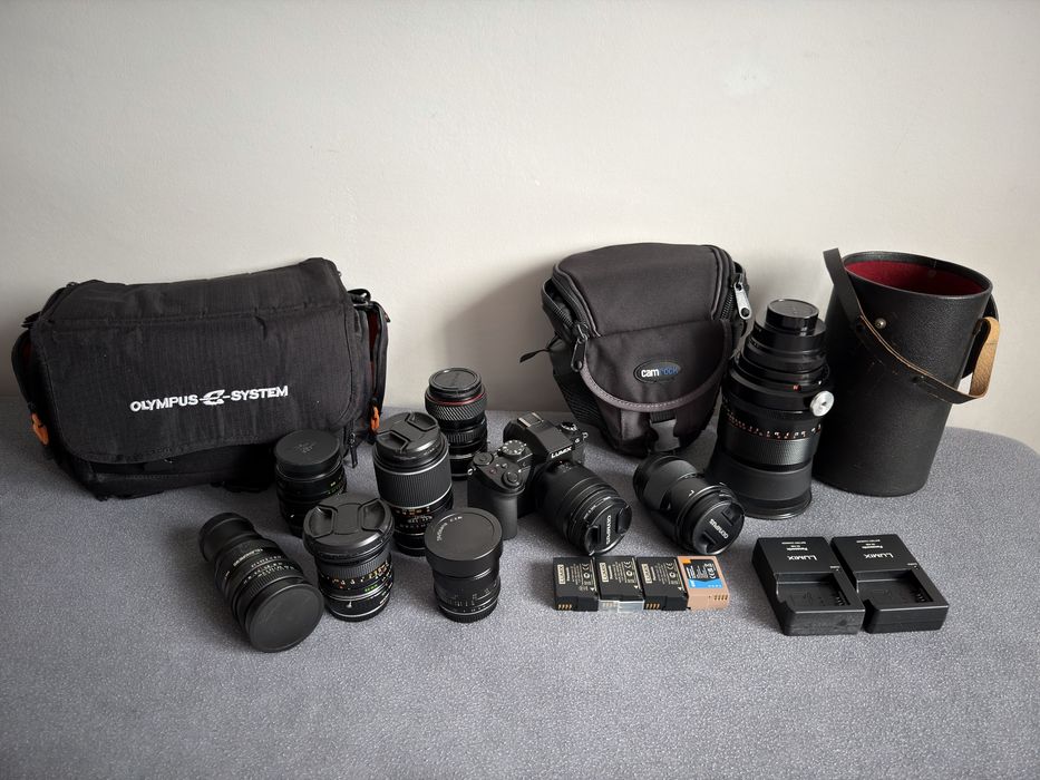 Aparat cyfrowy gigantyczny zestaw Panasonic Lumix G80