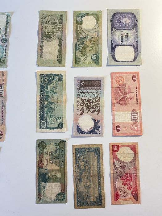 Notas Portugal e ex colonias