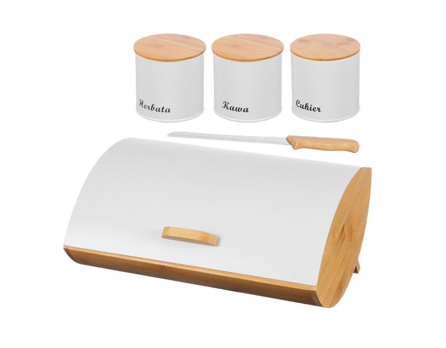 chlebak z zestawem pojemników i nożem 2702