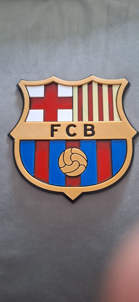 Herb Logo Kolejorz FC Barcelona  Real Madryt Juventus druk 3d