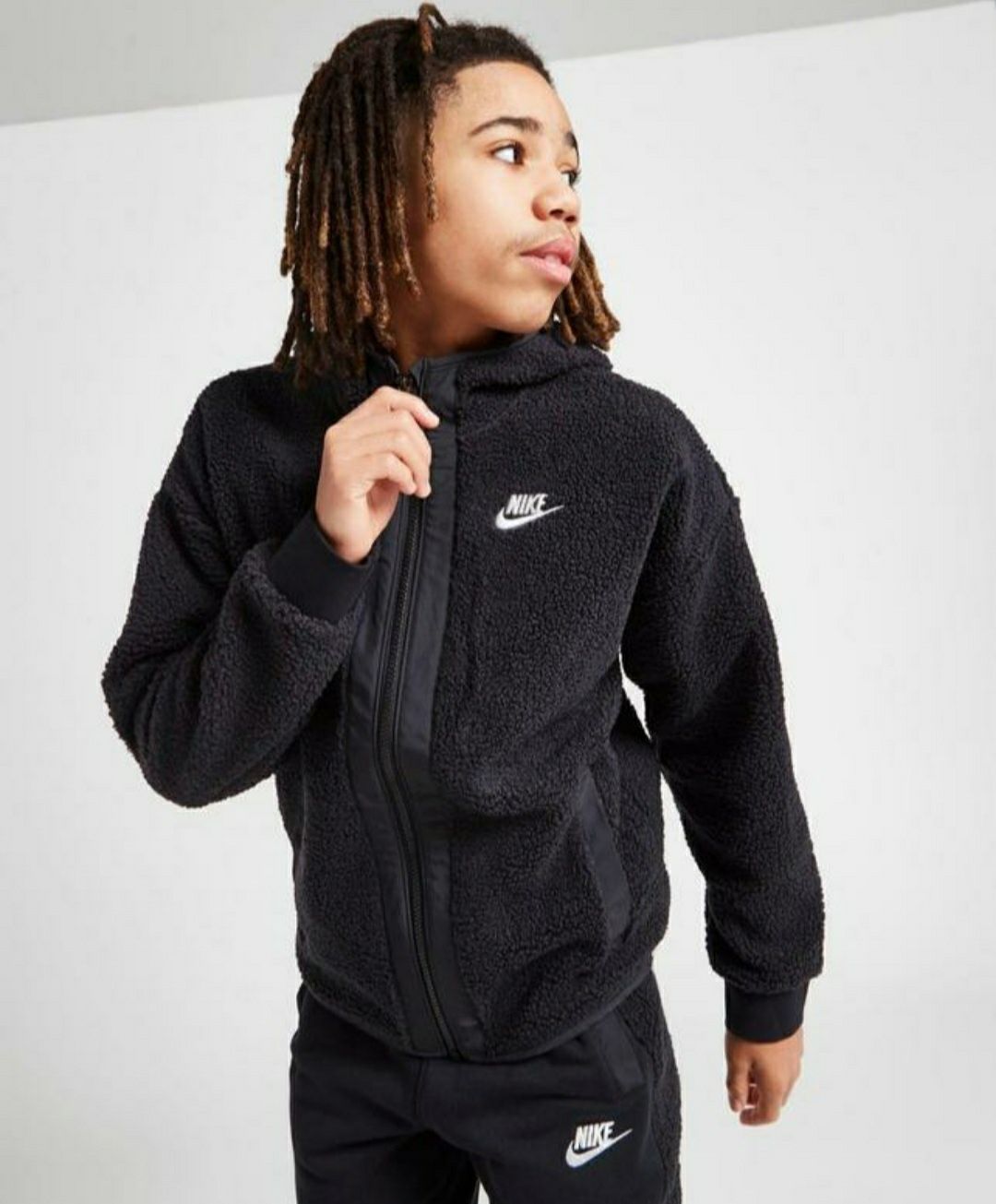 Підлітковий зіп худі Nike Sherpa