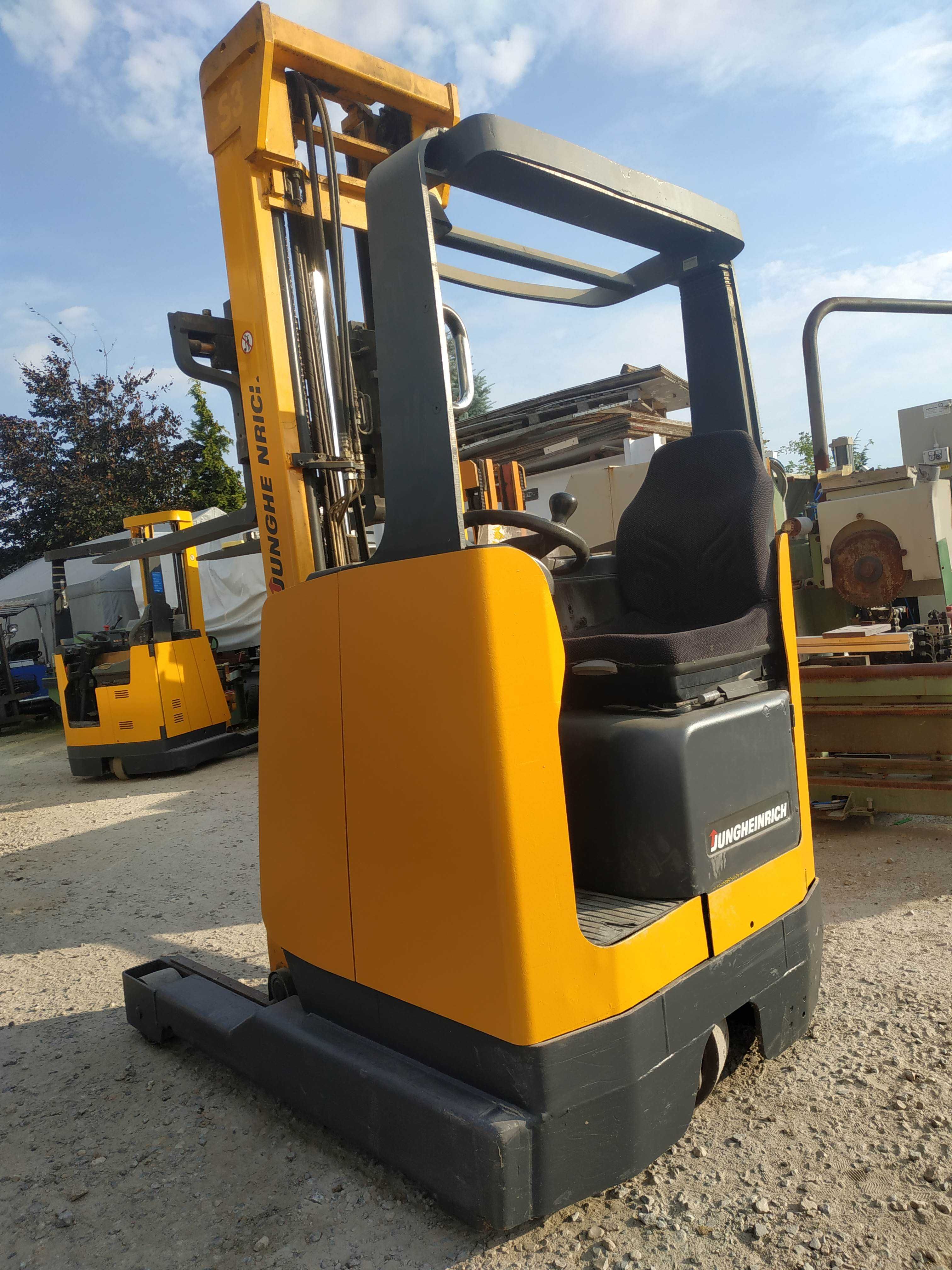 Wózek widłowy reach truck JUNGHEINRICH ETV 114 214 podnoszenie 640cm