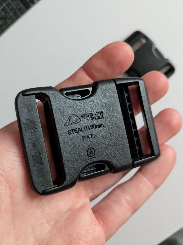 Klamry zapięcie plastikowe Duraflex, Woo Jin flex 38mm, 40mm
