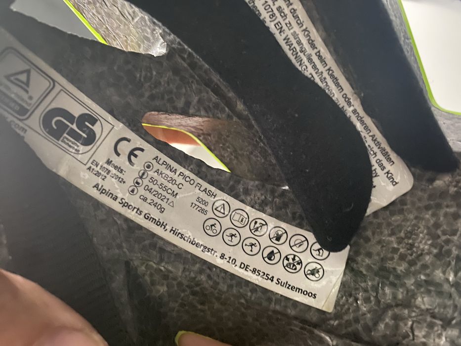 Kask rowerowy dziecięcy Alpina Pico Flash 50-55cm