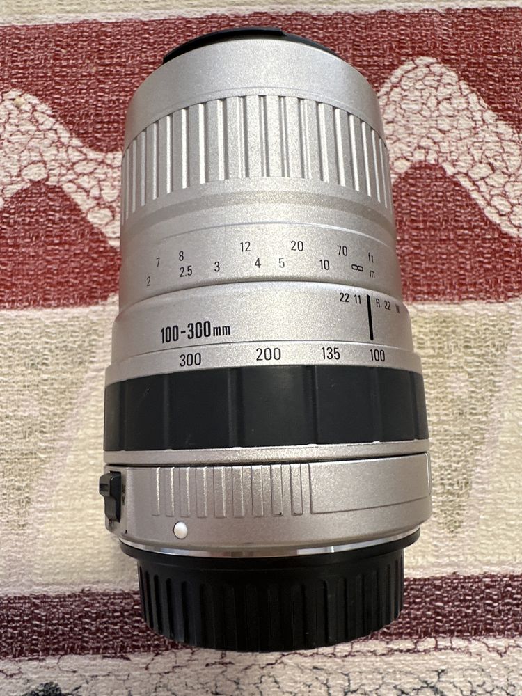 Objectiva zoom Canon 100-300mm 4.5-6.7.    Diametro 55