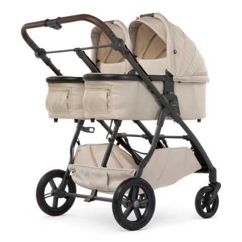 MEGA ZESTAW wózek bliźniaczy MAST M.TWIN X LION + adaptery do fotelika