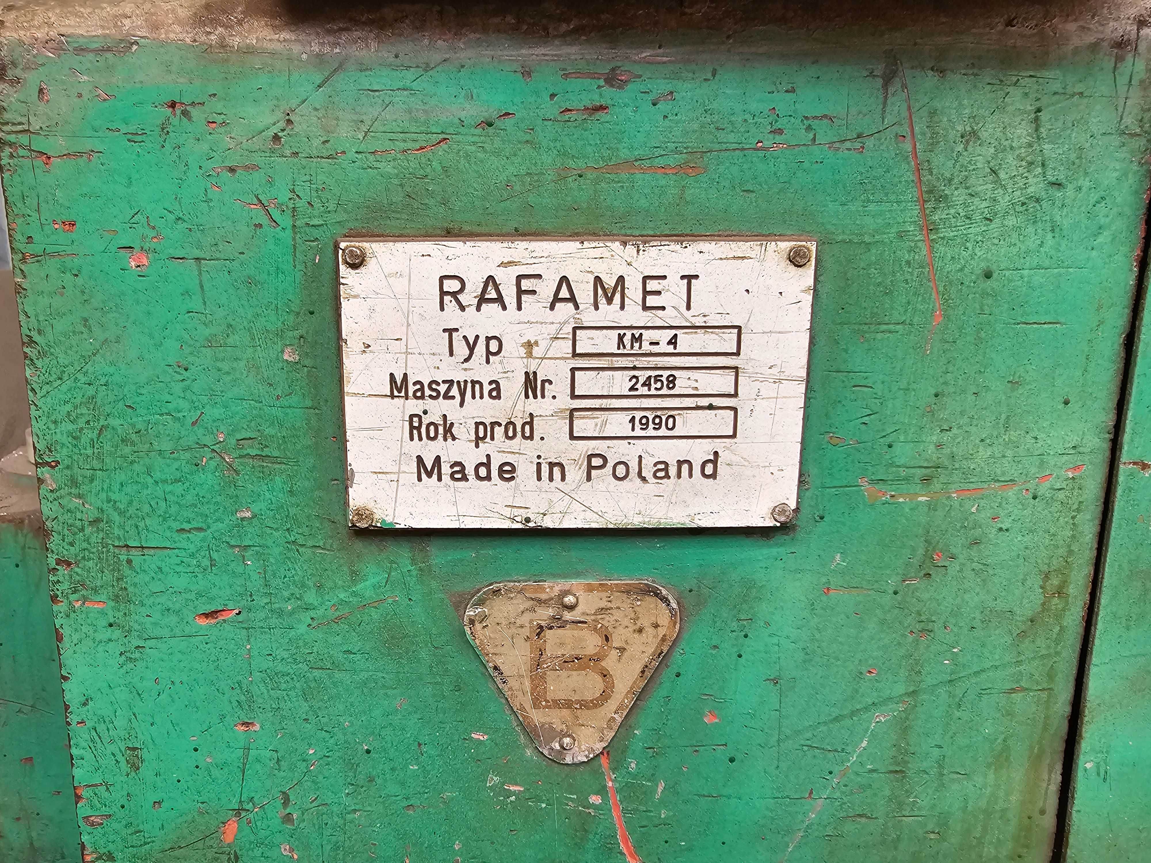 Giętarka RAFAMET KM-4 1990 rok, 4x2000