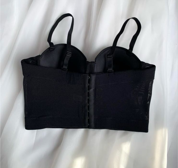 Чорний класний корсет