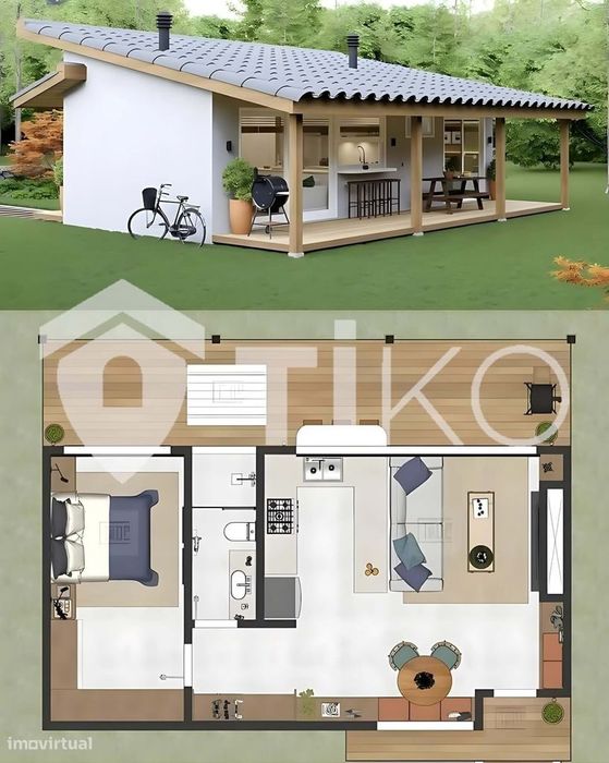 Maravilhosa Moradia T2 - Pronta e entregue em 5 meses