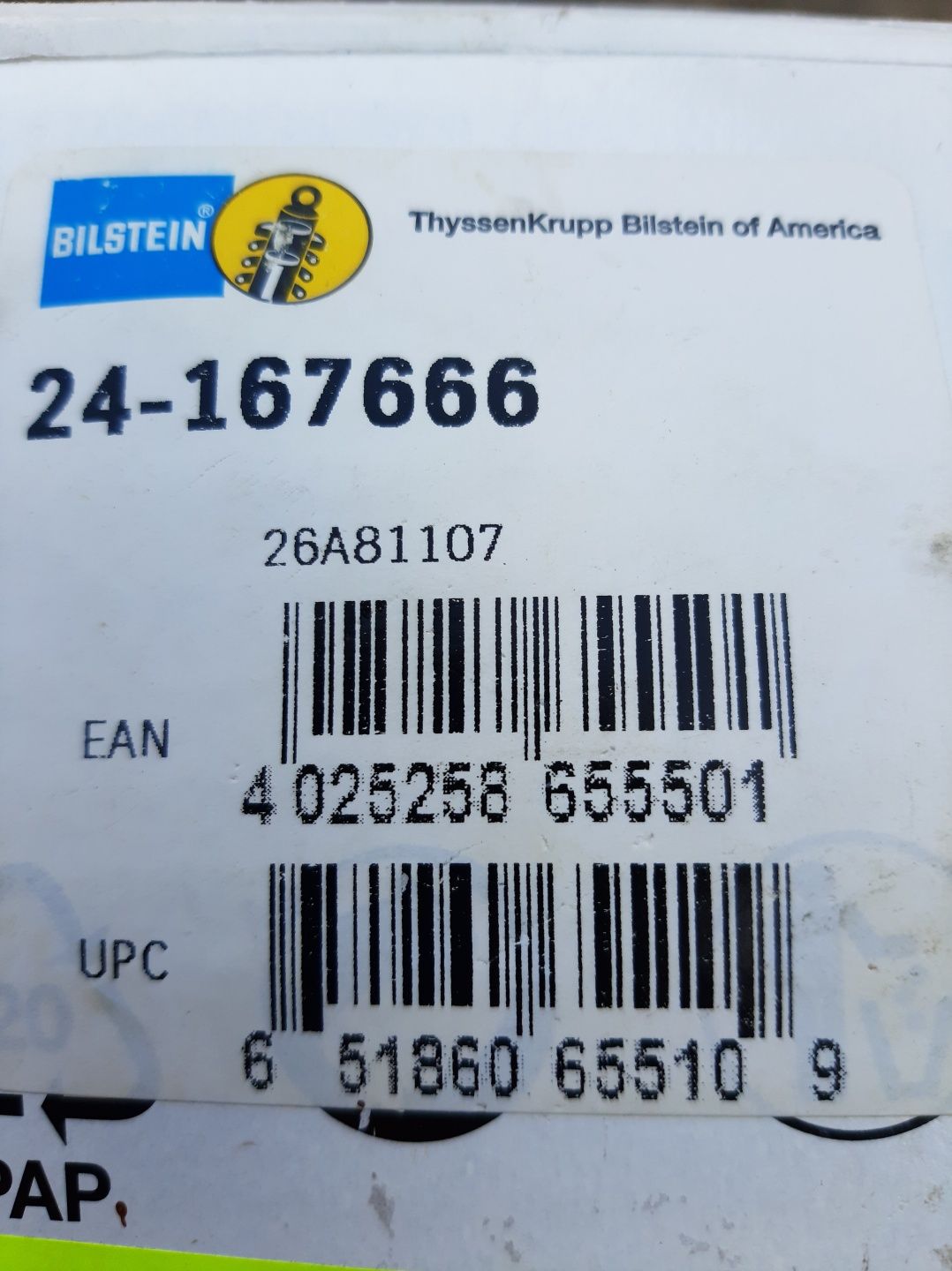 24167666 Bilstein амортизатор задний Mercedes R-class.