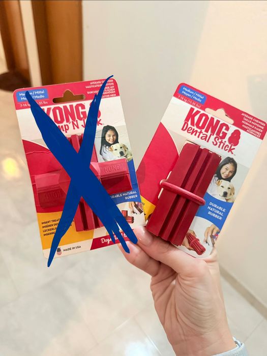 Brinquedo kong para cão dental stick