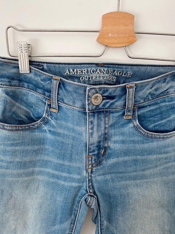 American Eagle jeansy jegginsy dżinsy rurki 34 Zara skiny