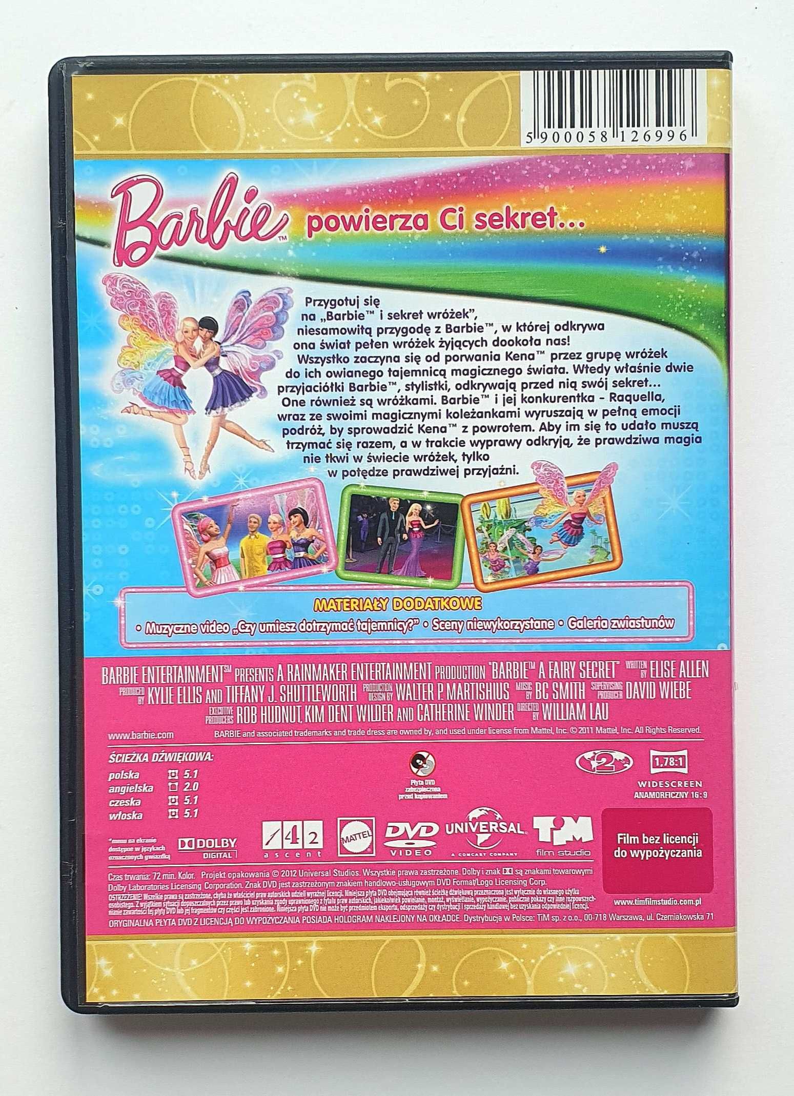 Barbie i Sekret Wróżek, film DVD