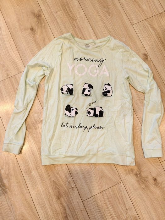 Porządna bluzka piżama panda cool club smyk 164 jak nowa kolor mietowy