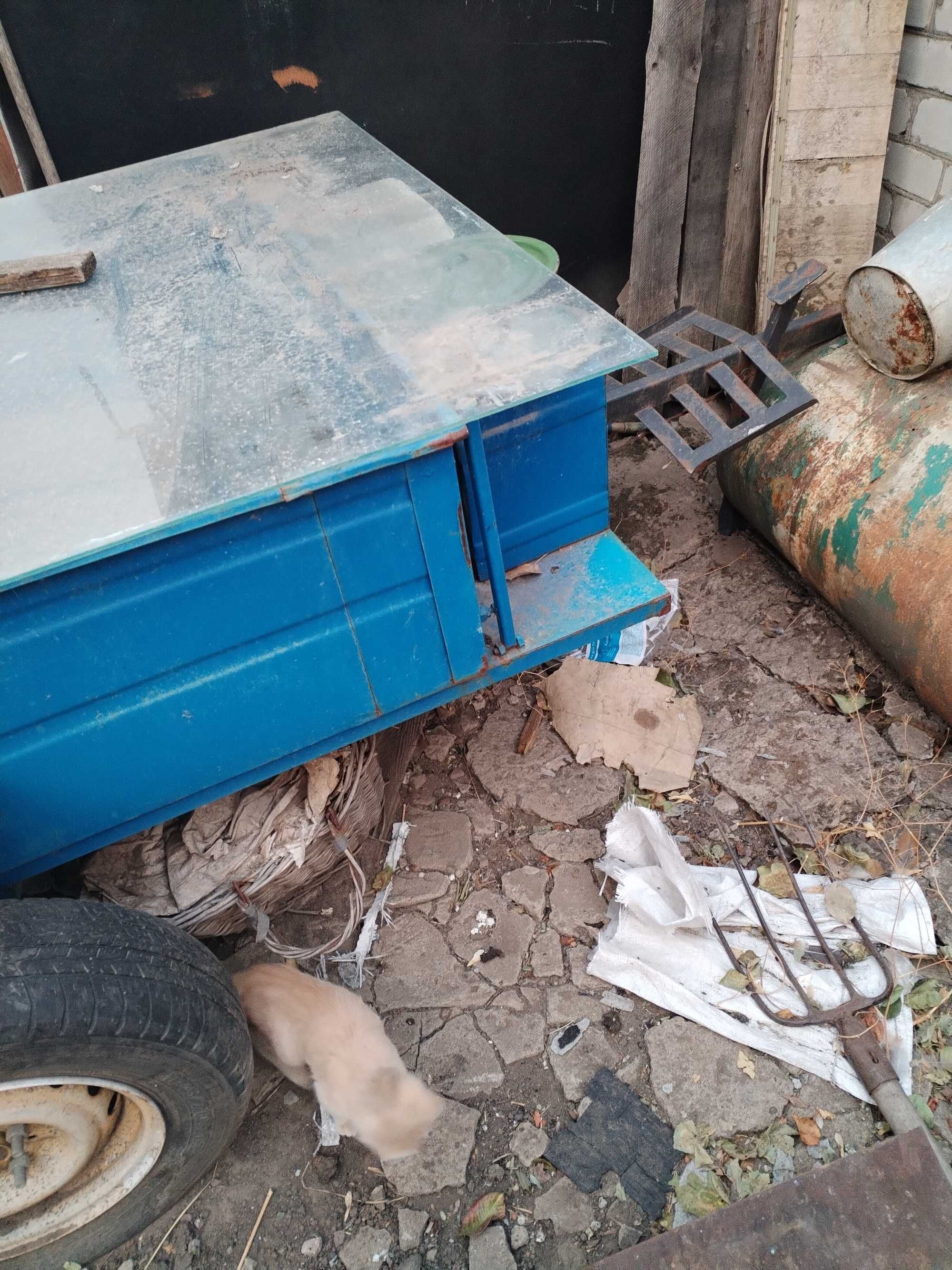 МОТОБЛОК FORTE 1050 дизельный и прицеп