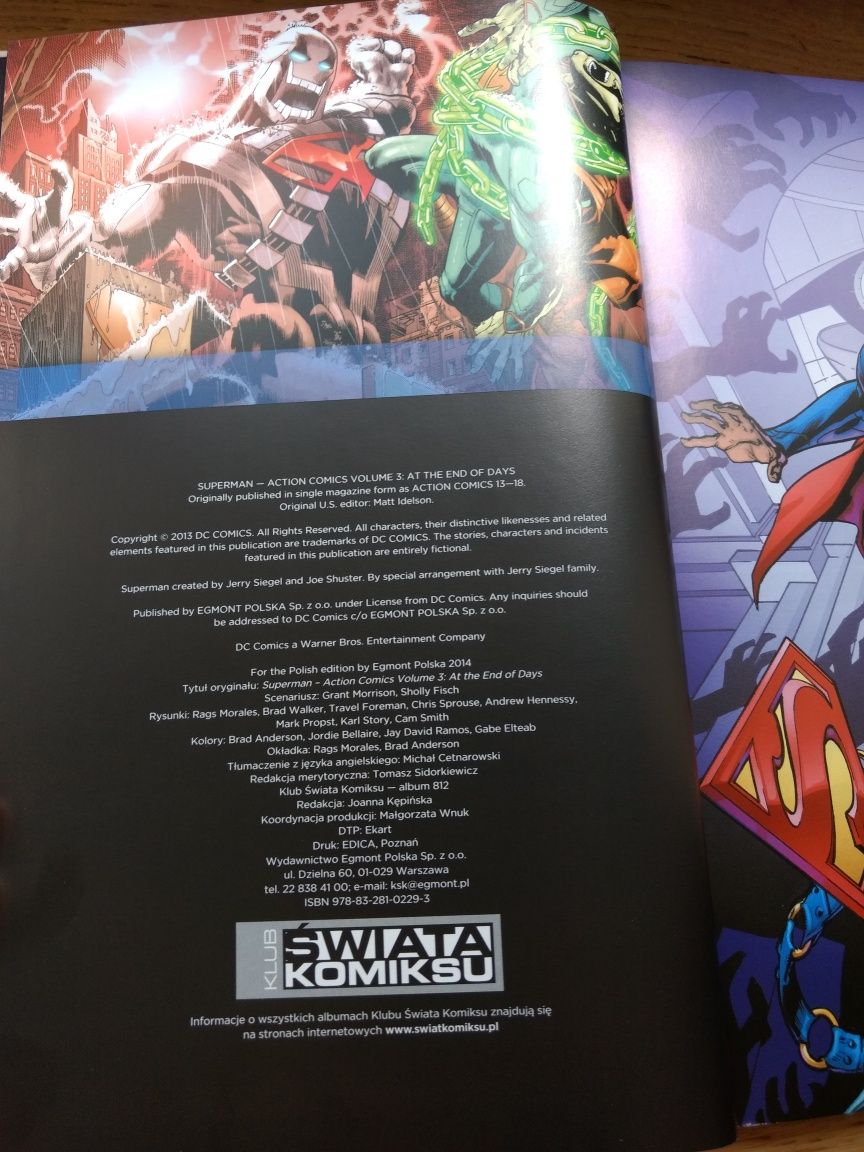 Komiks Superman tom 3 U kresu dni