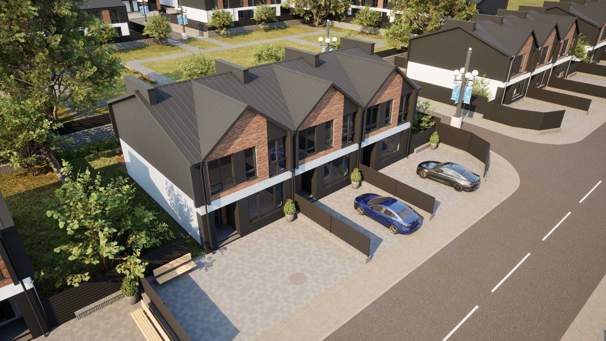Таунхаус 120к.м в с.Петриків. Котеджне містечко West House Park