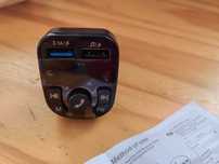 Transmiter samochodowy FM bluetooth 2 porty ładowania USB uniwersalny
