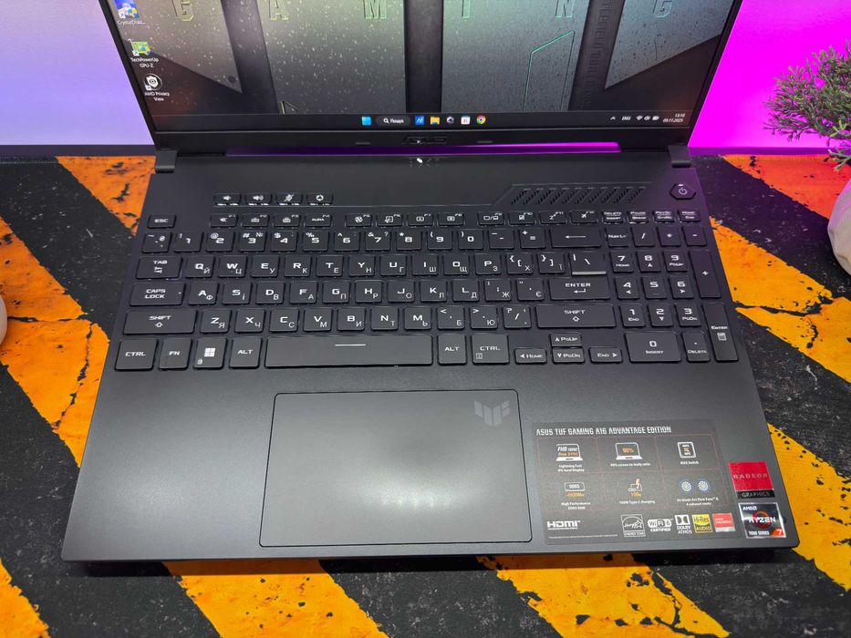 Asus Tuf A16, rx7700s 8gb, ryzen 7-7735, 165 hz, ddr5