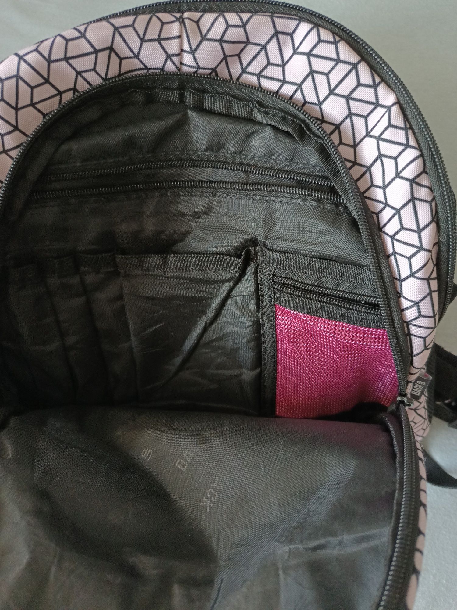 Plecak Back różowy