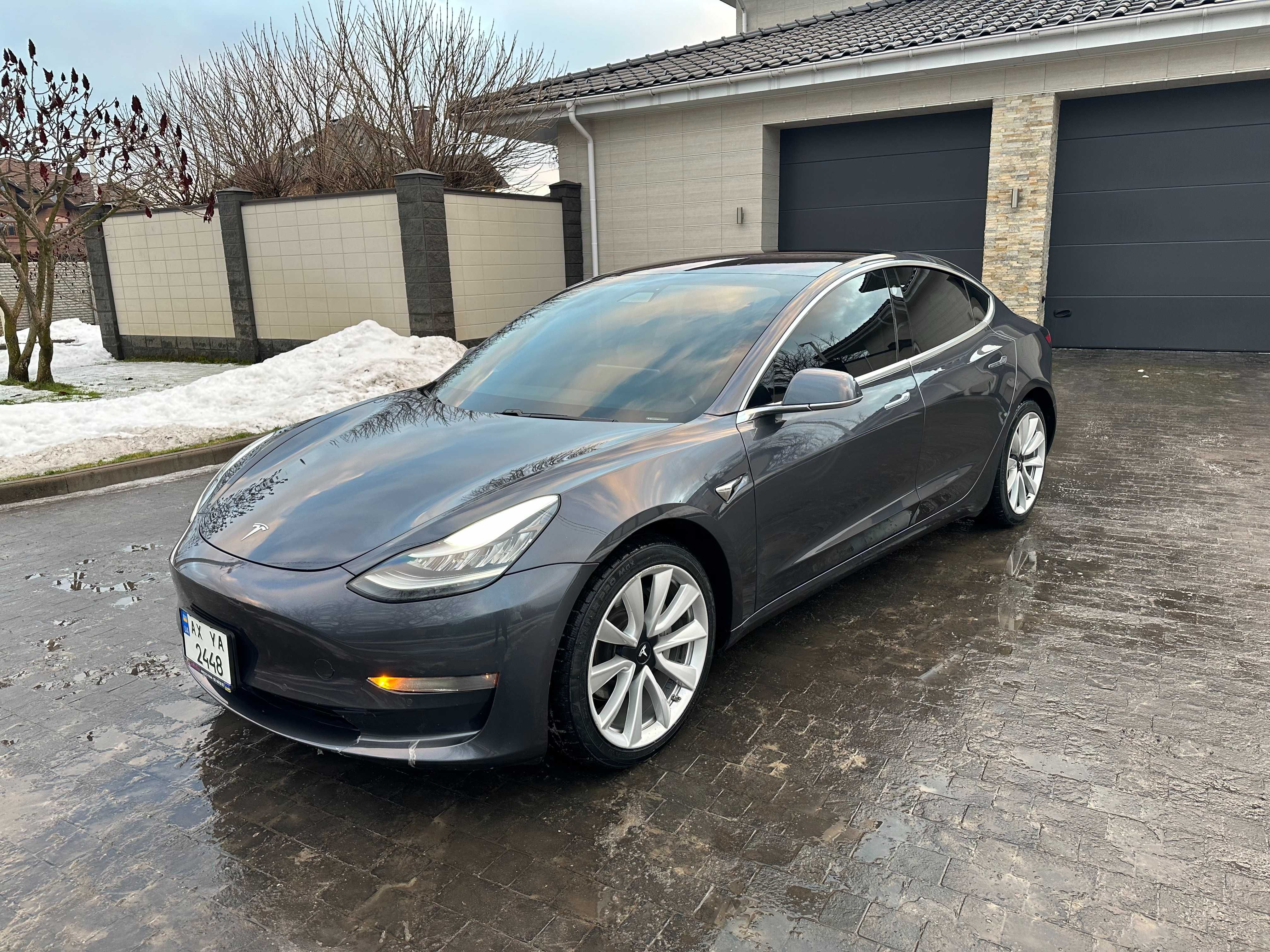 Tesla Model 3 2018 Gray Long Range Dual Motor