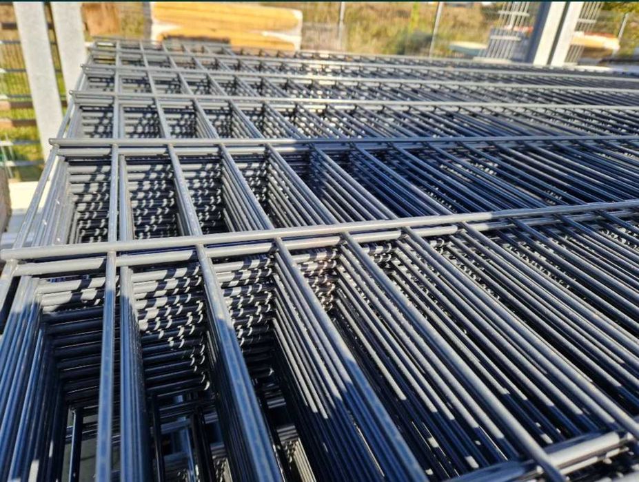 Panel ogrodzeniowy 2d na gabiony 183cm 6/5/6 ral 7016