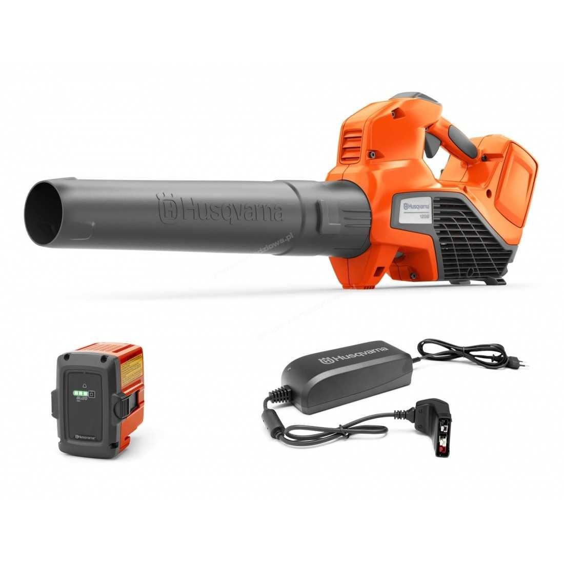 Husqvarna 120iB Dmuchawa Akumulatorowa Zestaw Bateria + Ładowarka