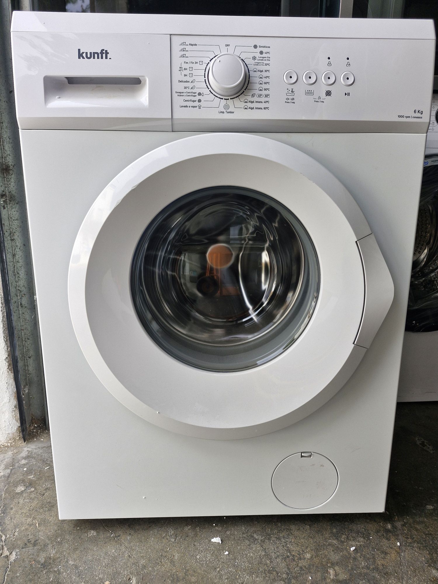 Máquina de lavar roupa kunft 6kg