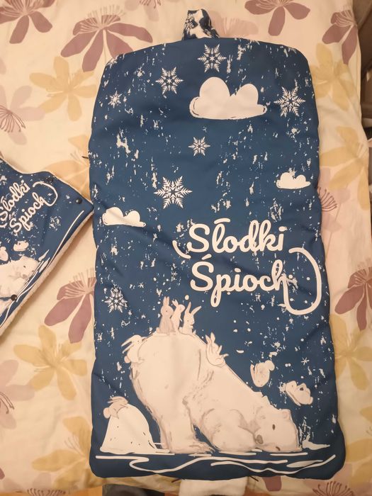 Śpiworek i mufka do wózka