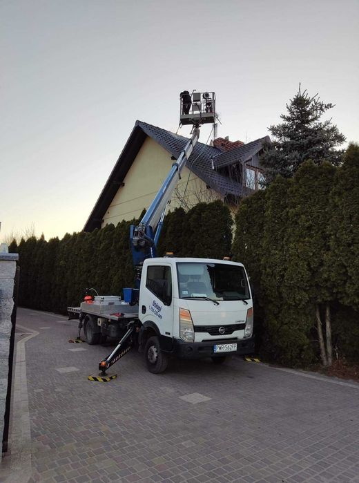 Wynajem Podnośnik Koszowy - USŁUGI ZWYŻKA Wycinka drzew