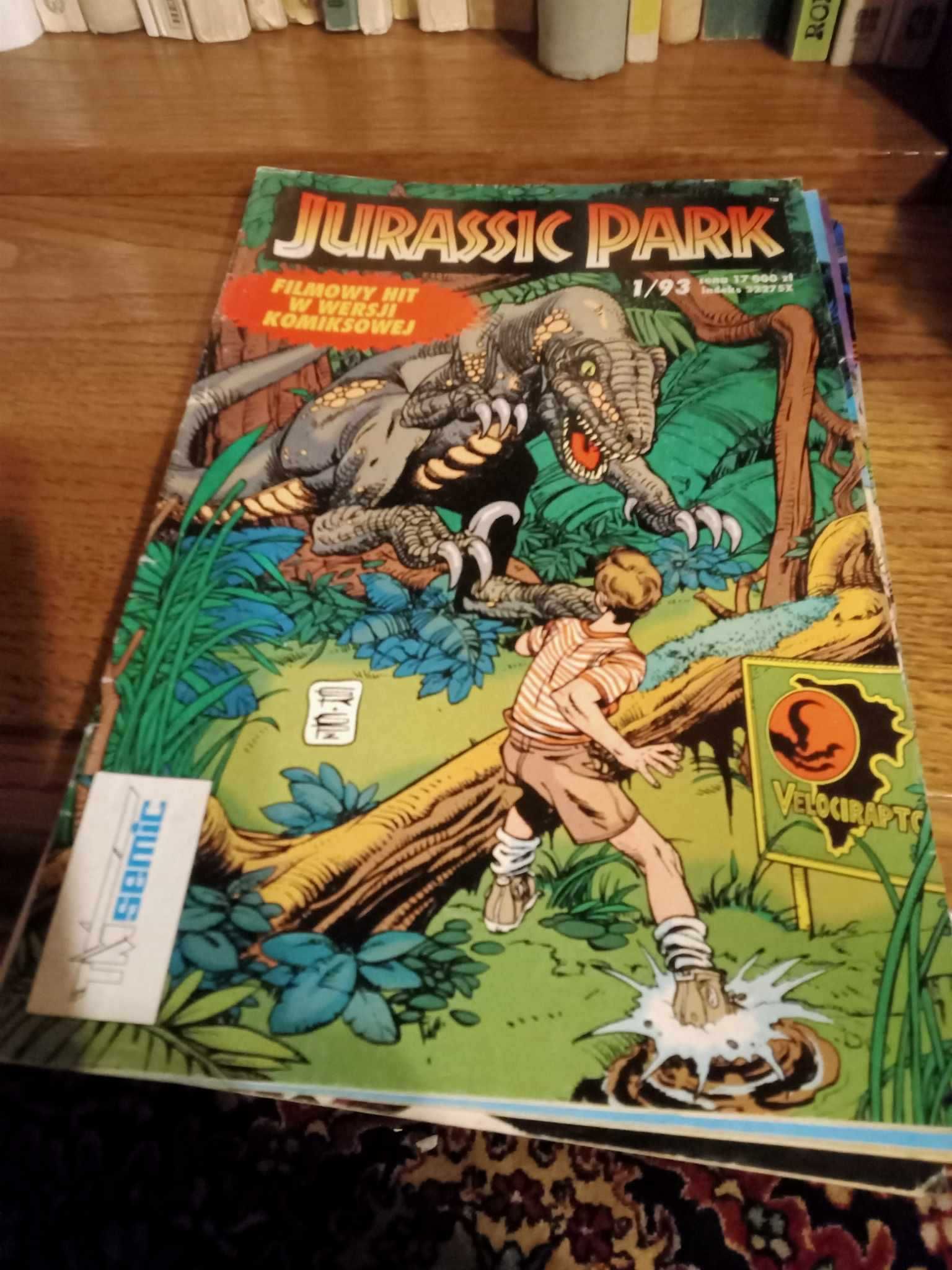 Komiks Jurassic Park 1-4 rok1994