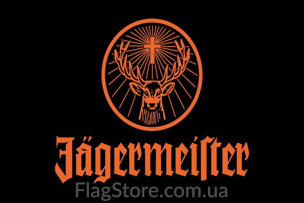 Флаг ликера Егермейстер/Єгермейстер/Jägermeister/егермайстер прапор