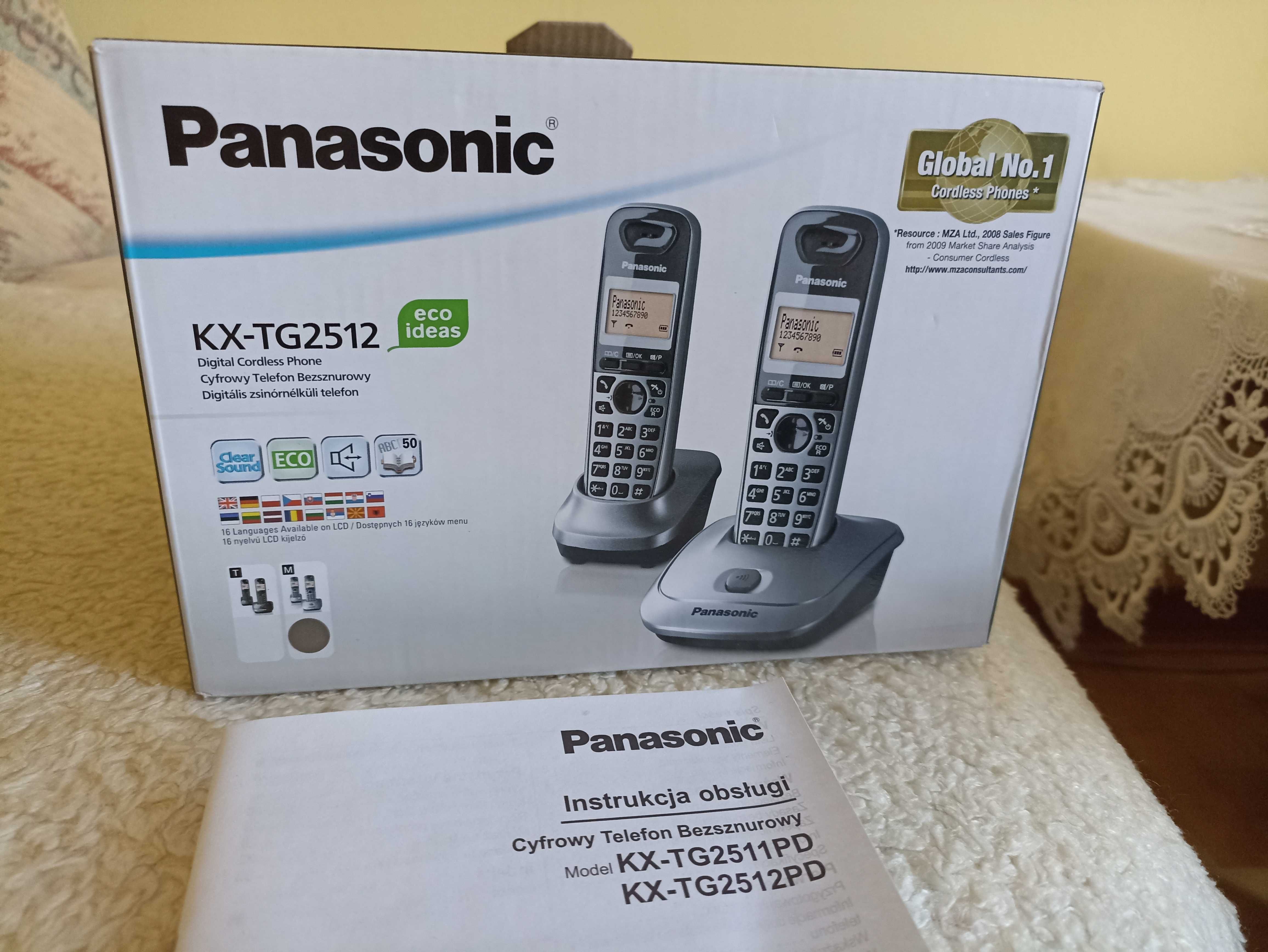 Telefon stacjonarny Panasonic KX-TG2512