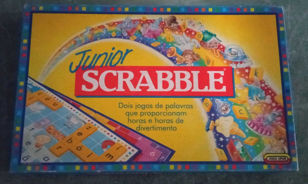 Junior Scrabble (edição vintage anos 90) - Mattel/Jogos Spear