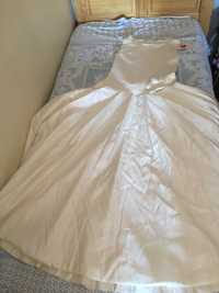 Vestido de Noiva Branco Perola