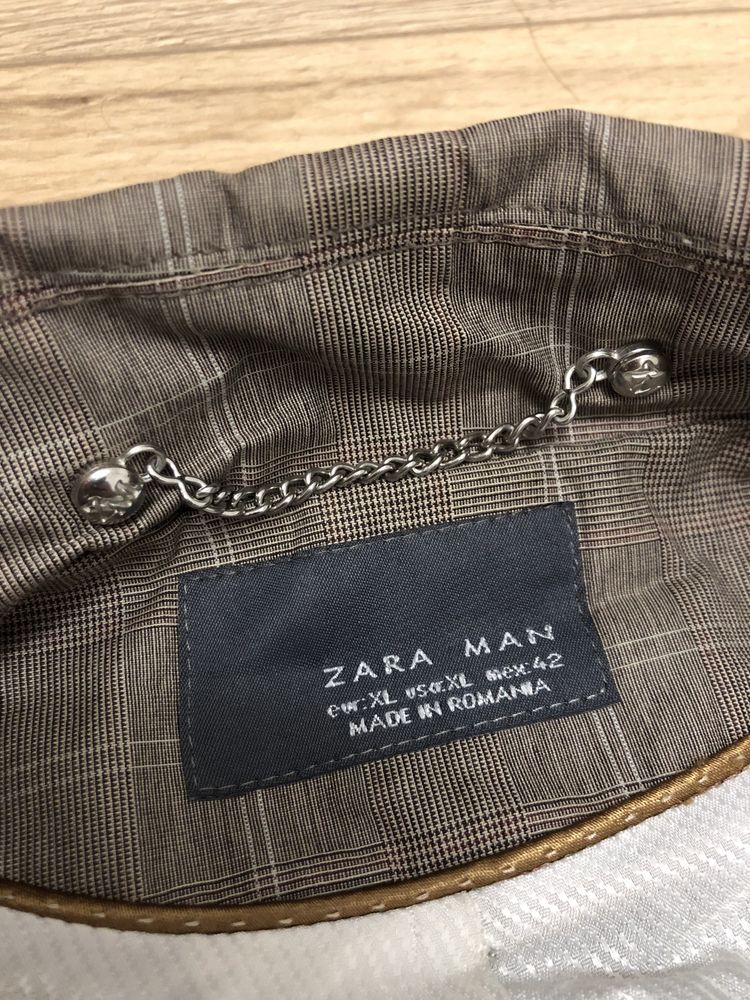 Zara man ВЕСНА XL L хл л плащ пальто куртка пиджак ветровка дождевик