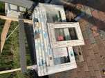 Okno pcv VEKA jednostronny złoty dąb 58,5cm szer/ 142,5 cm wys