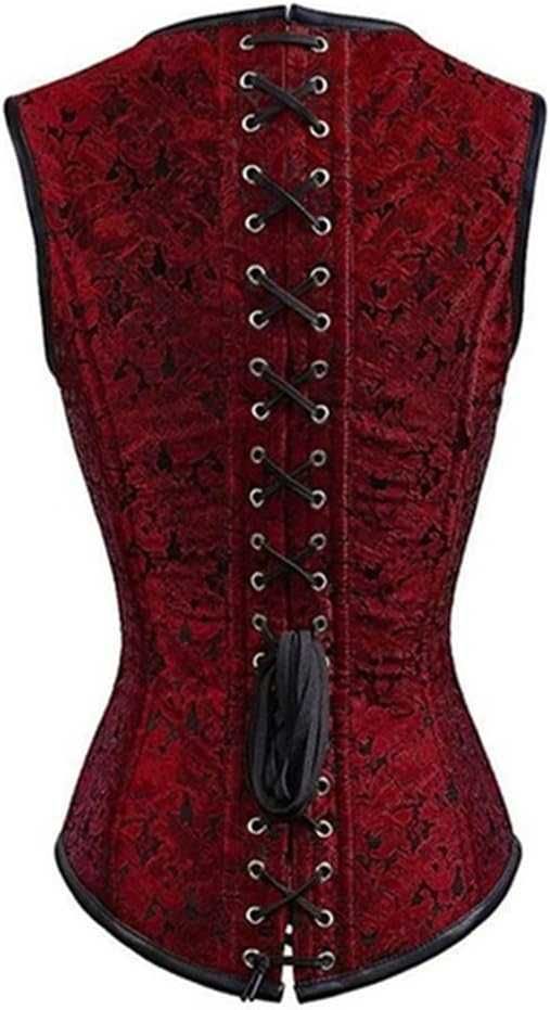 Sexy Gorset  Sexy Gorsety  Top Red Black Gothic Bielizna RONMIAR M