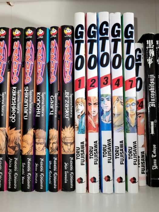manga GTO/Great Teacher Onizuka tomy 1,2,3,4 i 7 + karta preorderowa