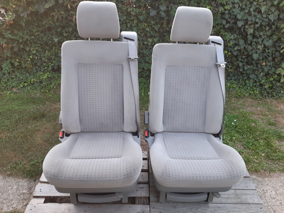 Fotele VW T4 Multivan szyny welur Caravelle obrotowe Transporter
