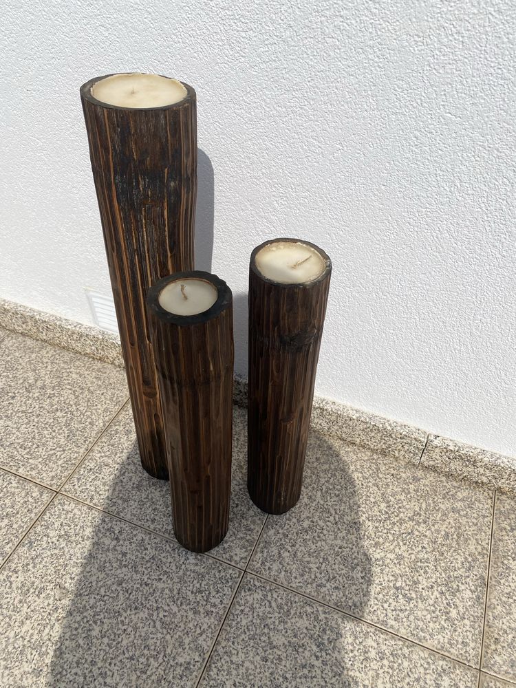 Velas de colucar no chao
