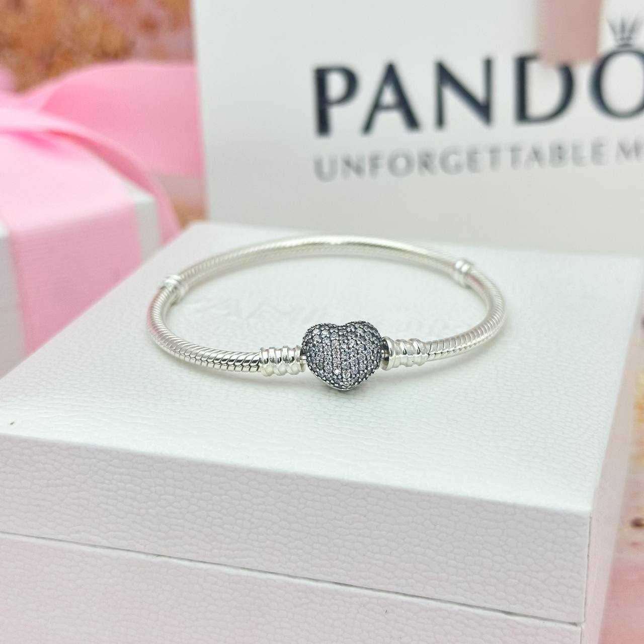 Браслет Пандора прикраса Pandora срібний браслет