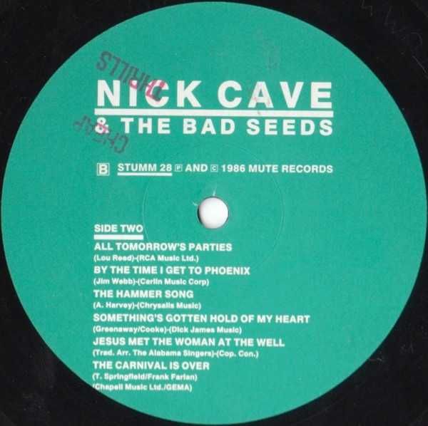 Nick Cave & The Bad Seeds ‎– Kicking Against The Pricks – LP Vinyl