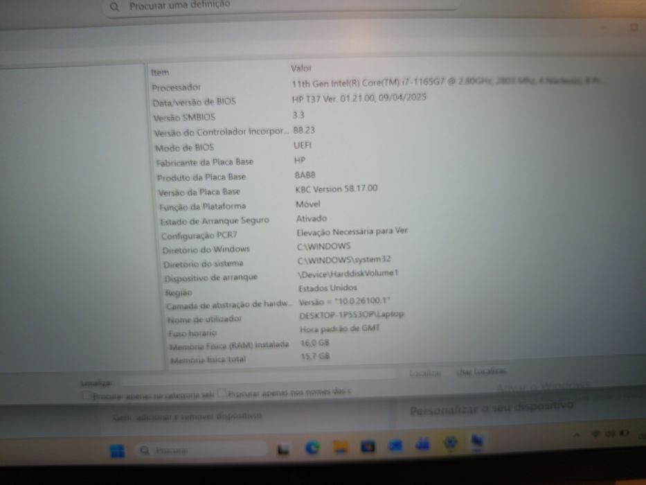 Portátil teclado ES HP Elitebook i7 16GB RAM 500GB