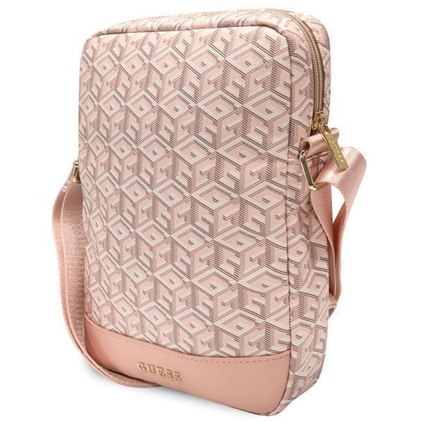 Guess Torba Gutb10Hgcfsep 10" Różowy/Pink Gcube Stripe Tablet Bag