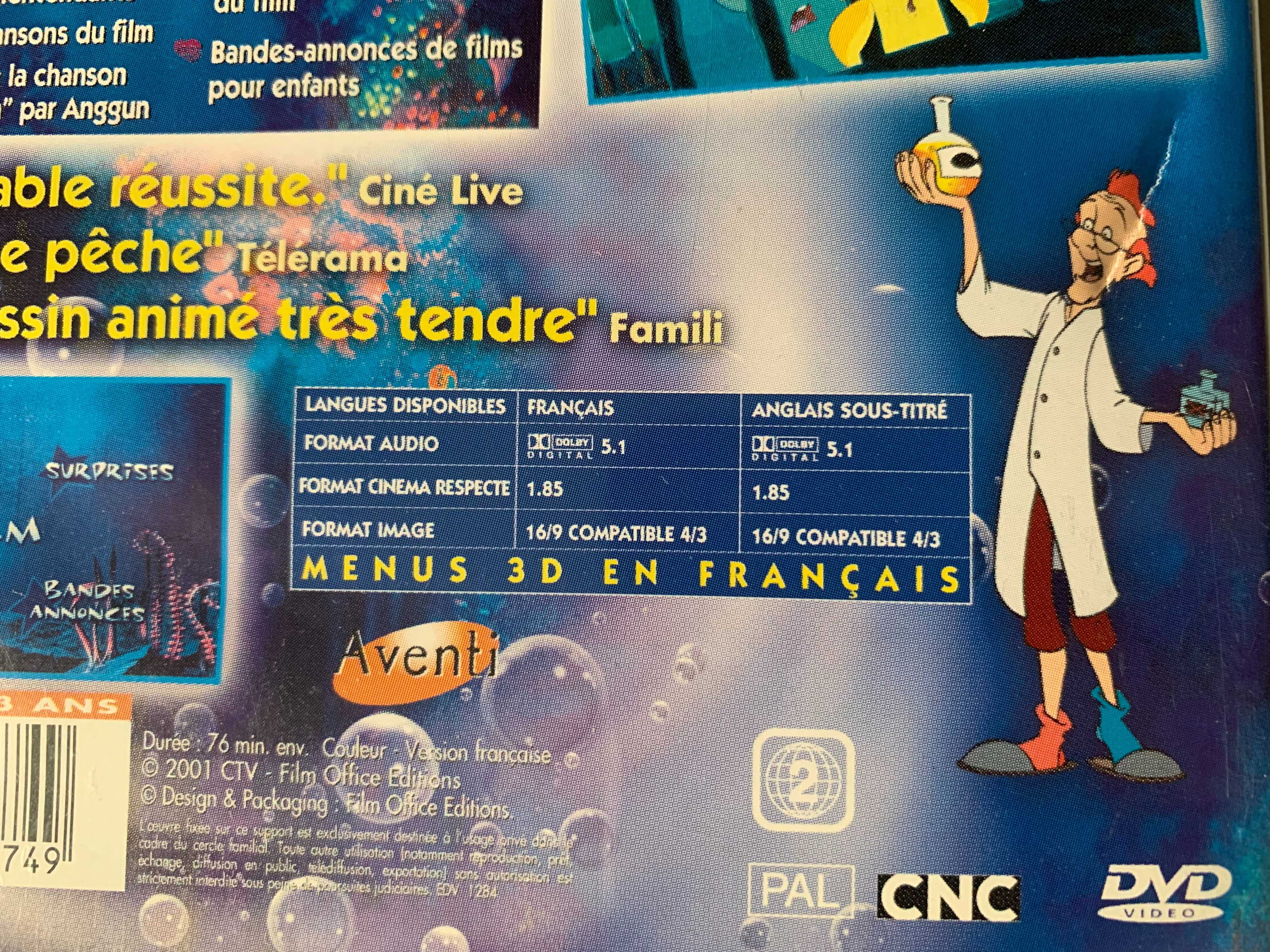 [DVD] Socorro, Sou um Peixe (versão francesa)