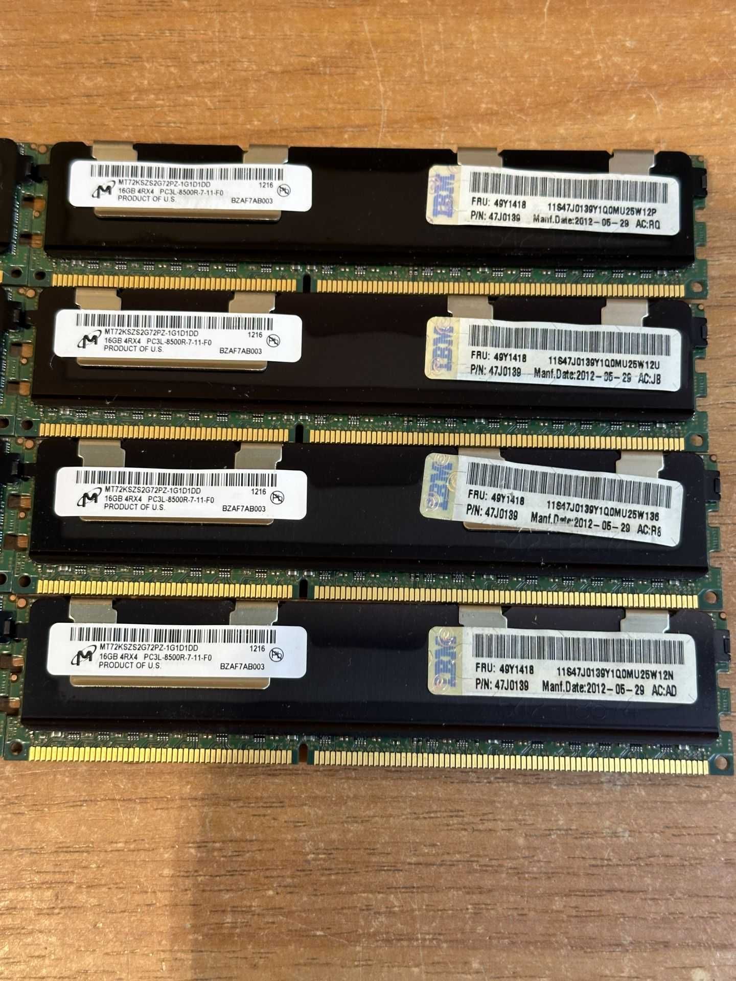Оперативна пам'ять DDR3 16Гб 4Rx4 8500R Samsung/Hynix/Micron