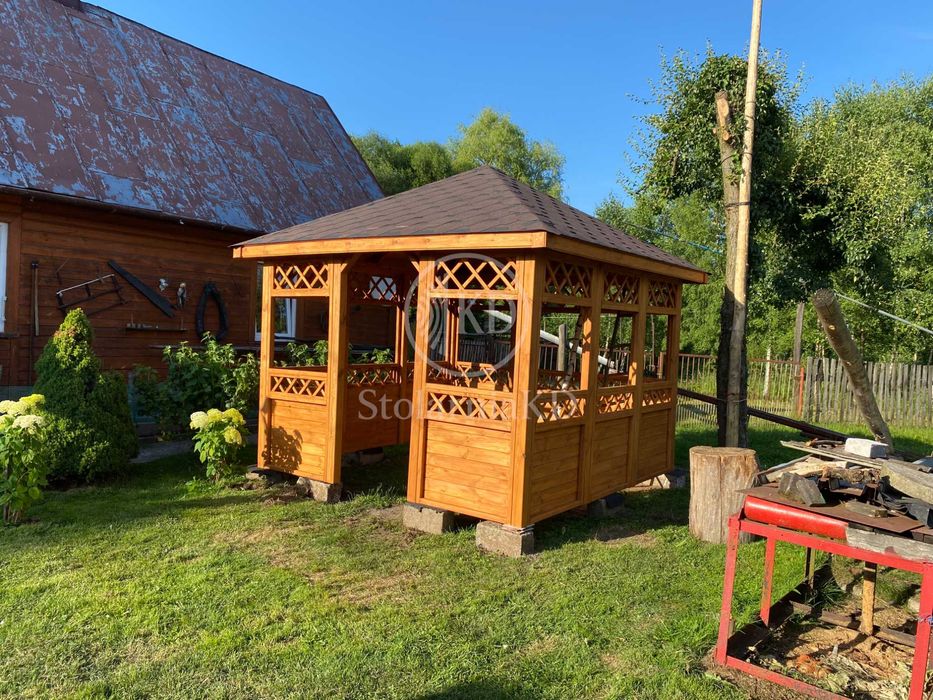 Altanka ogrodowa altana drewniana pergola wiata 3x3 3x4